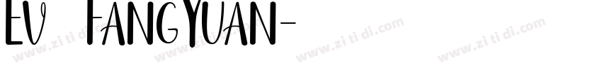 Ev   FangYuan字体转换